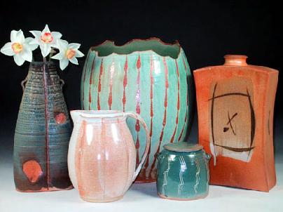 Glendfiddich Pottery vases